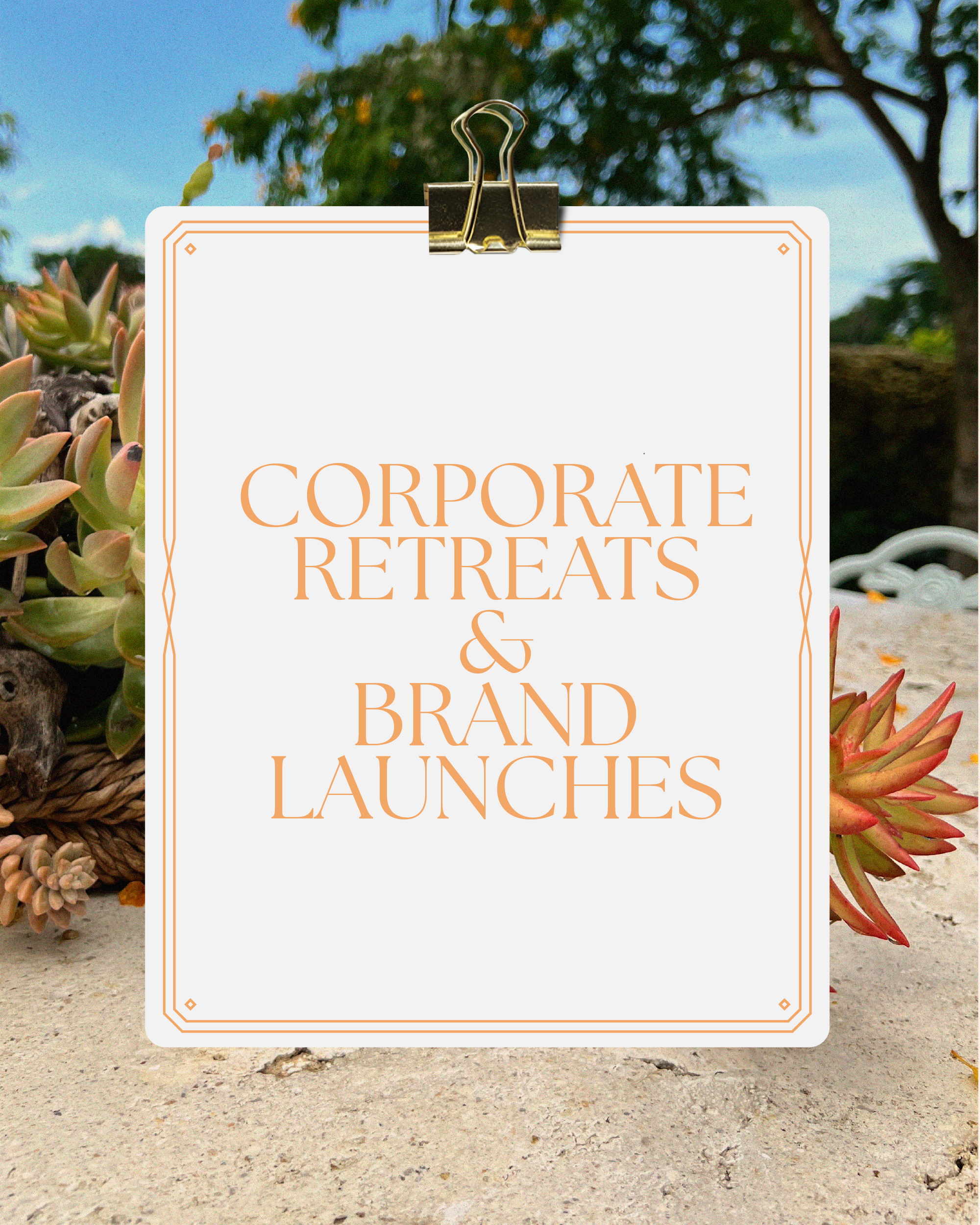 Corporate Retreats & Brand Launches
